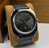 TOMI men’s black dial wrist watch leather strap Pakistan