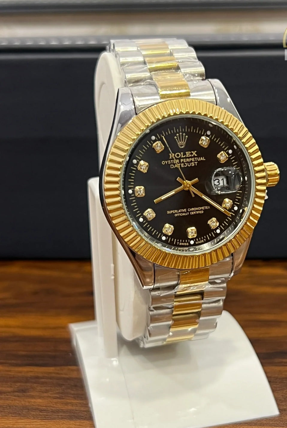 Rolex Datejust Style Two-Tone Men’s Watch – Luxury Wristwatch Pakistan RiwayatbyRida