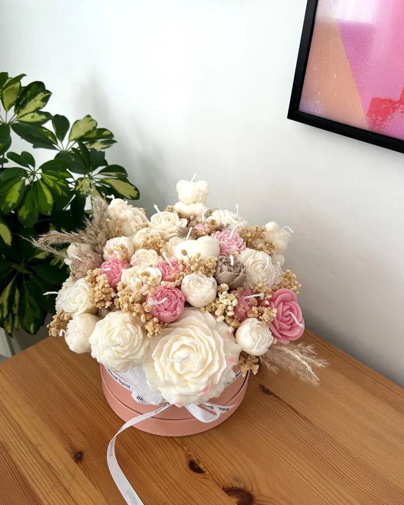 Scented Candle bouquet-Perfect for gift