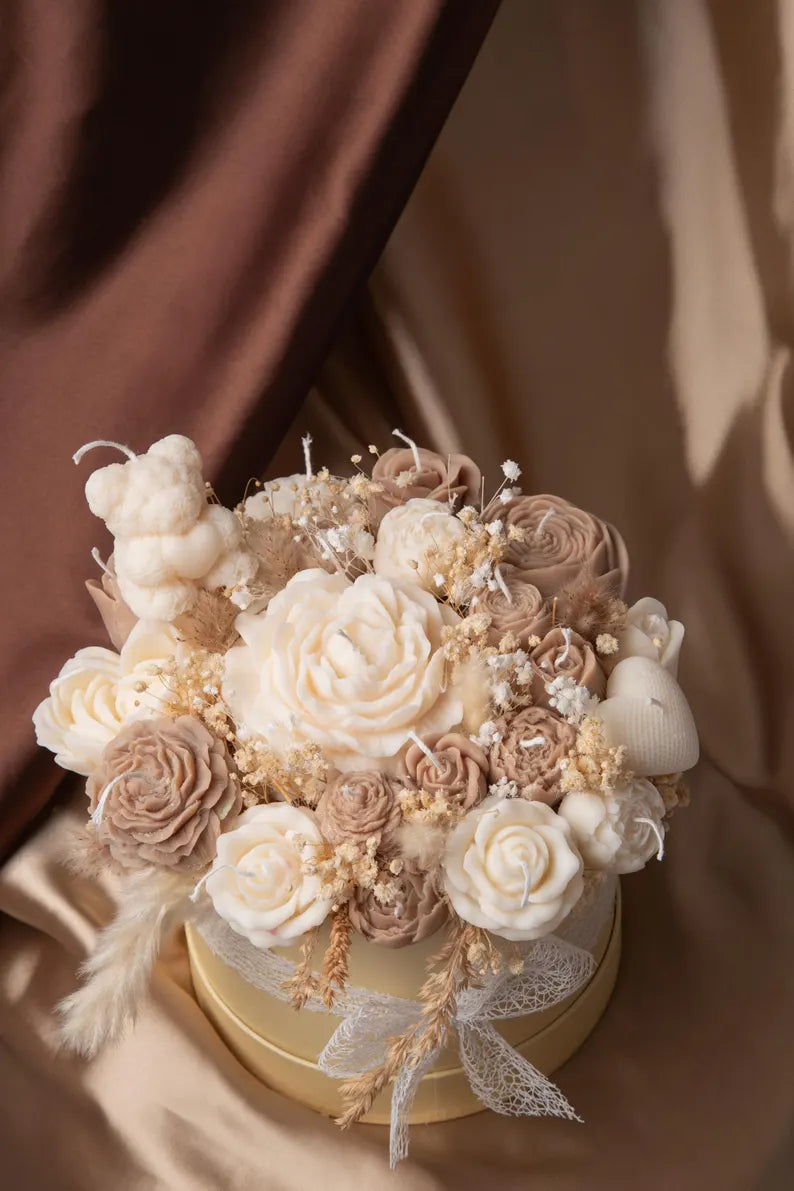 Scented Candle bouquet-Perfect for gift