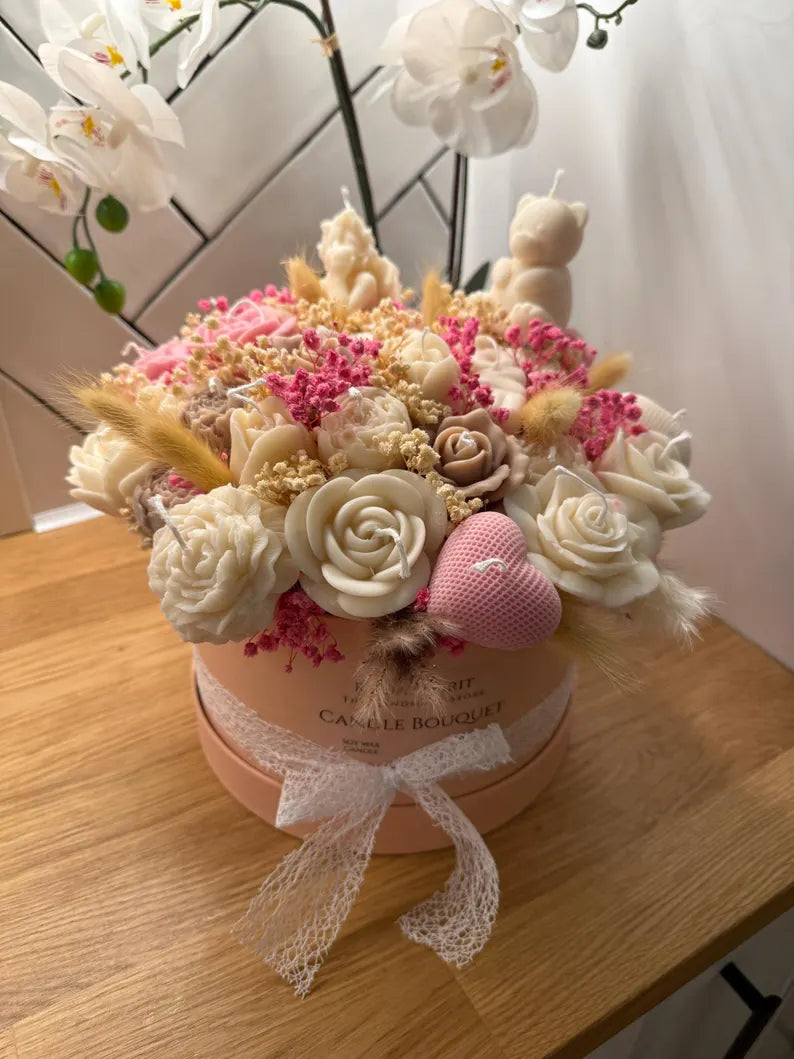 Scented Candle bouquet-Perfect for gift