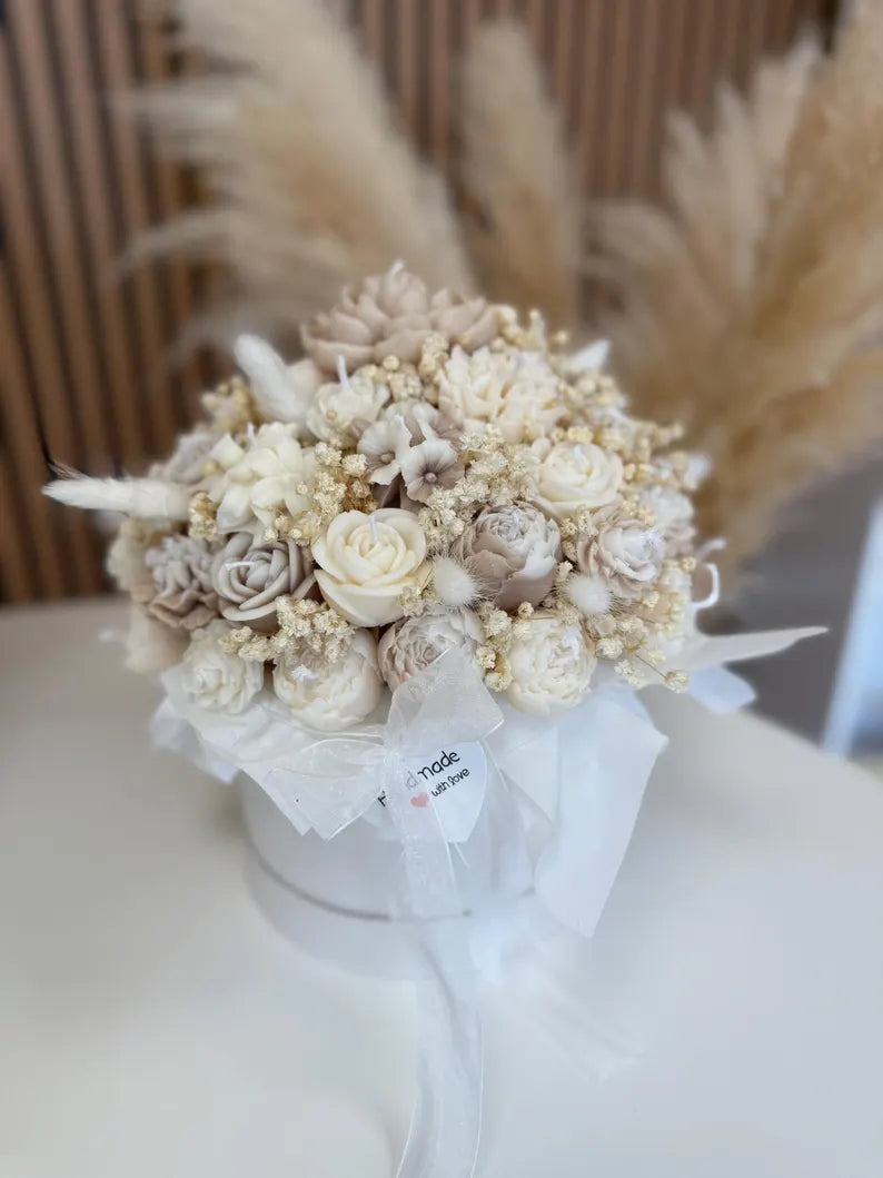 Scented Candle bouquet-Perfect for gift